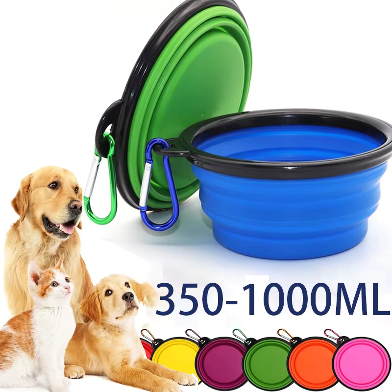 Fertilizer Dispenser - Folding Portable Silicone Dog Feeder Bowl
