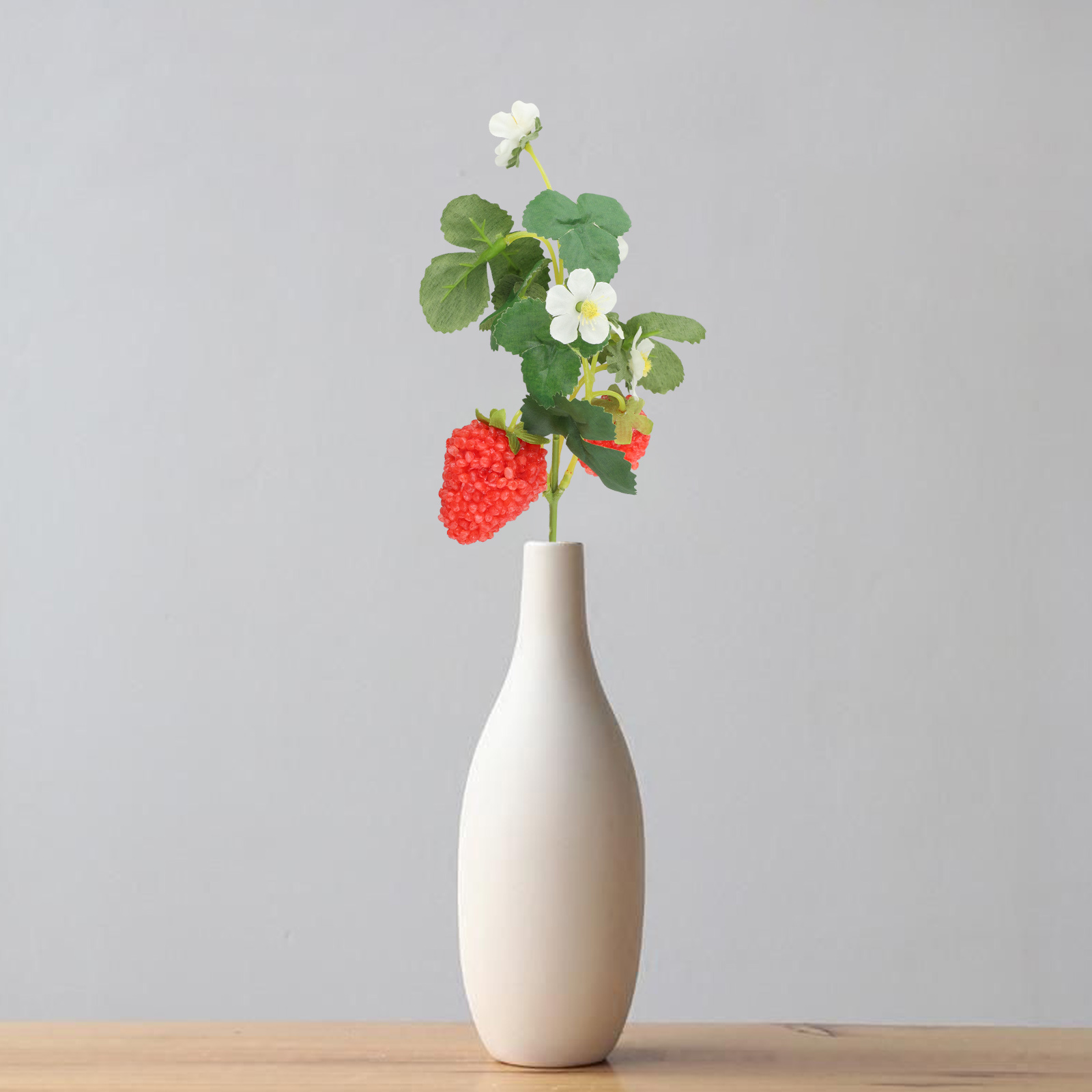 Gardening Tools Store - Artificial Red Strawberry Flowers With 2pcs