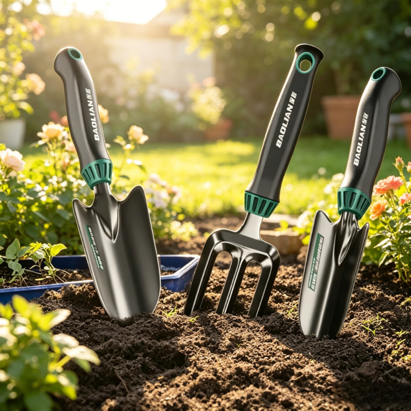 Gardening Tools Store - 3-Piece Garden Tool Set Heavy Duty