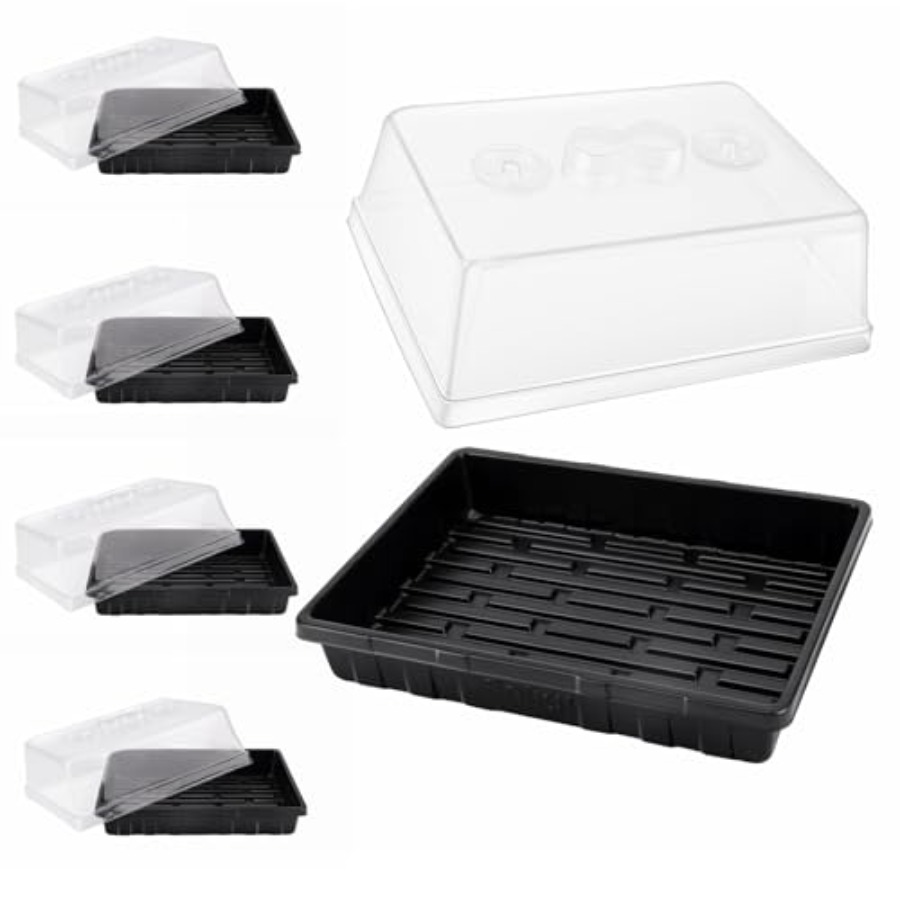 Propagation Tray Dome - Thick Plastic] Strong Seed Starter Trays