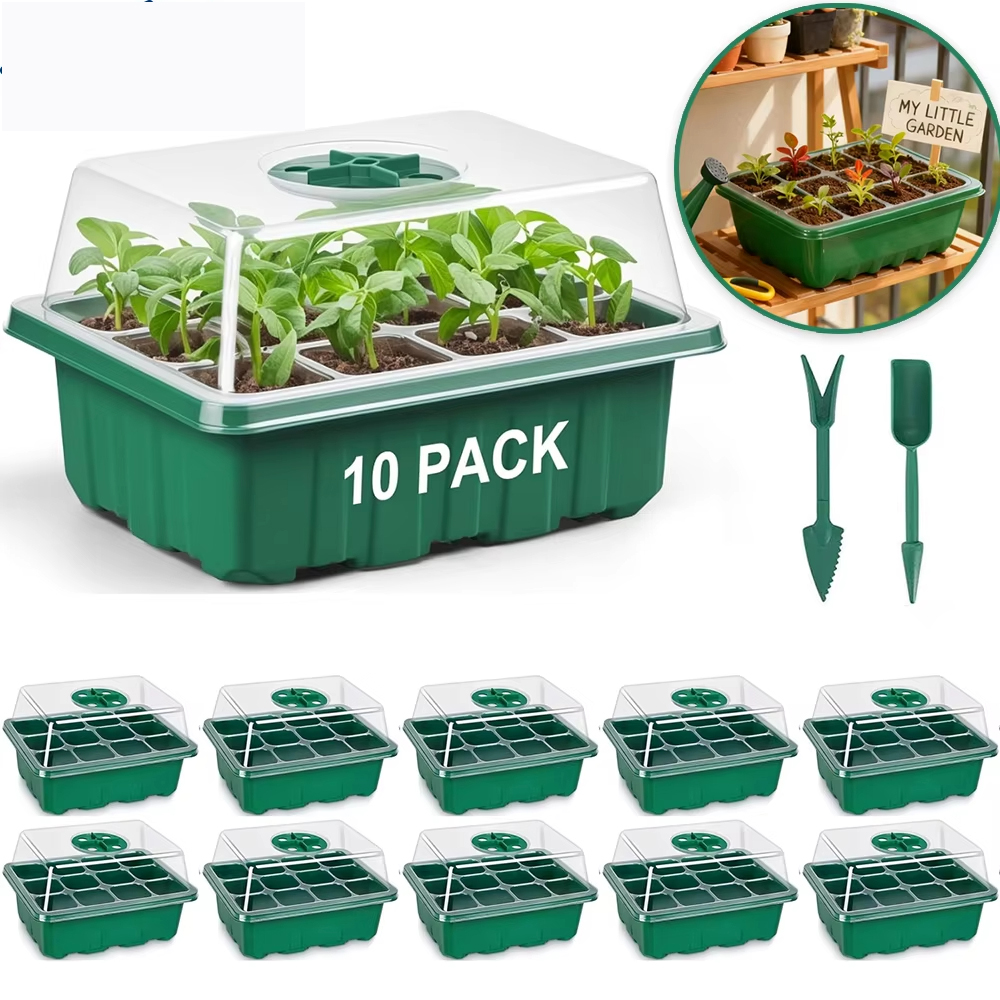 Propagation Tray Dome - 3Pcs Seed Starter Tray Mini Greenhouse