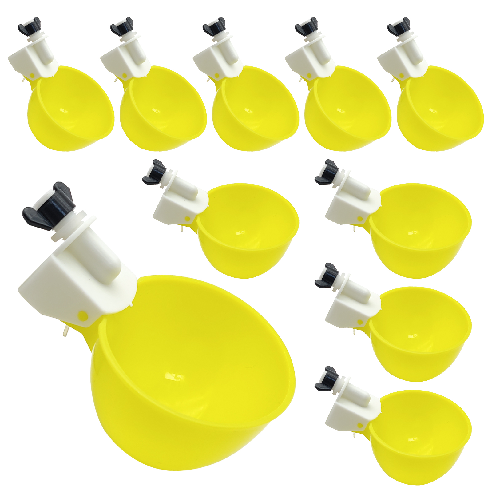 Fertilizer Dispenser - 10PCS Chicken Drinker Cup Poultry Automatic