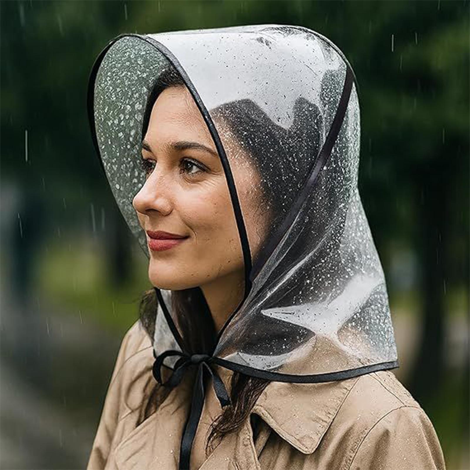 Reusable Transparent Rain Hat  - مراجعة Gardening Tools Store وسعره