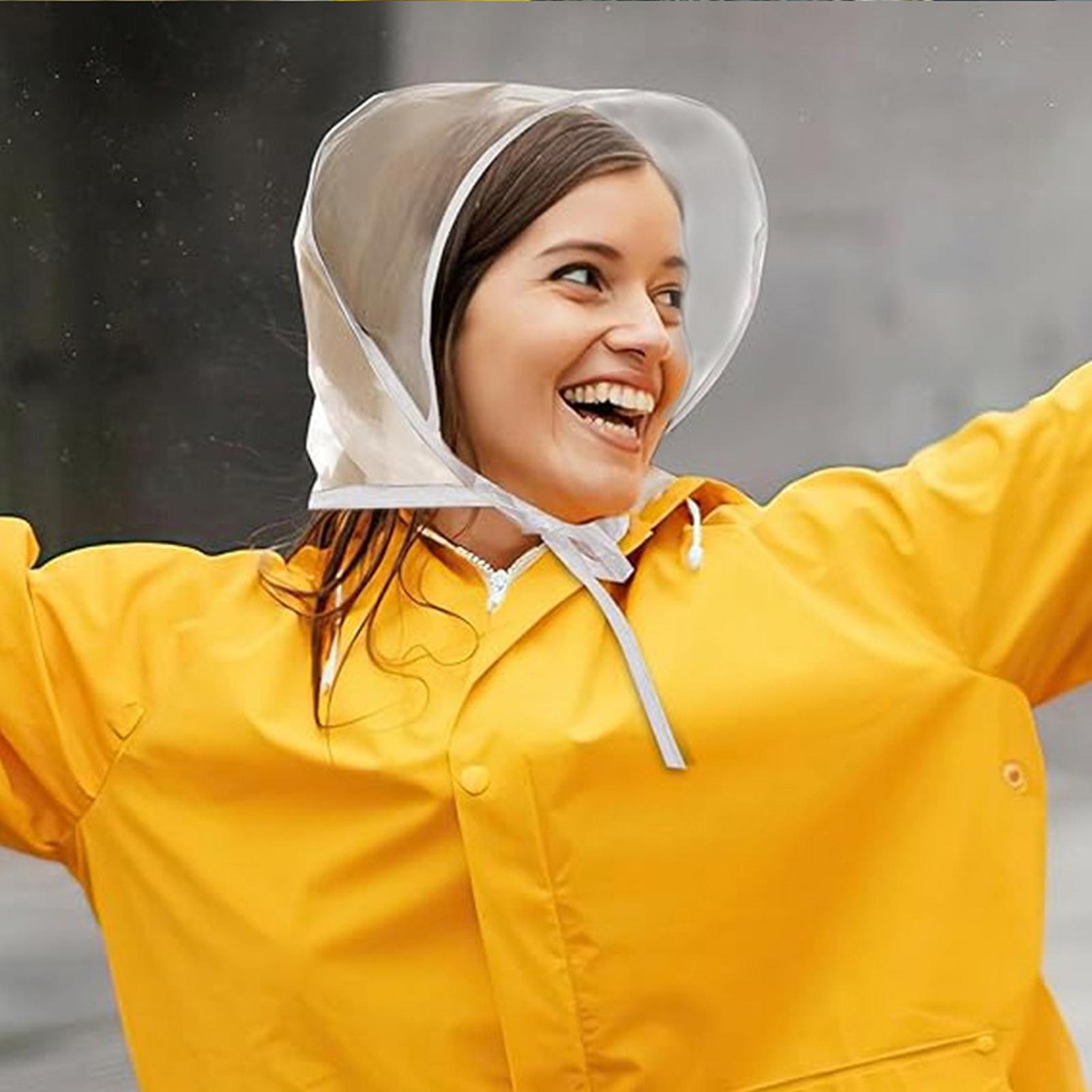 Reusable Transparent Rain Hat  - مراجعة Gardening Tools Store وسعره