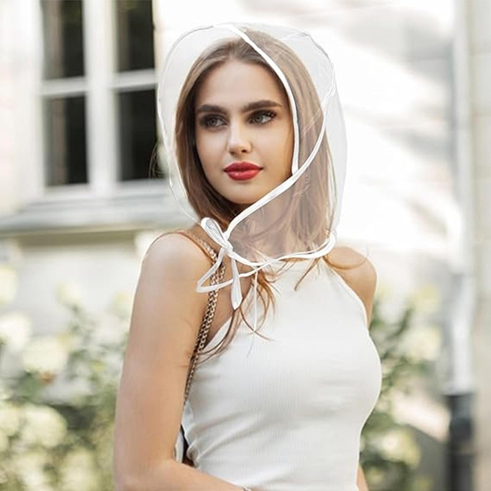 Reusable Transparent Rain Hat  - مراجعة Gardening Tools Store وسعره
