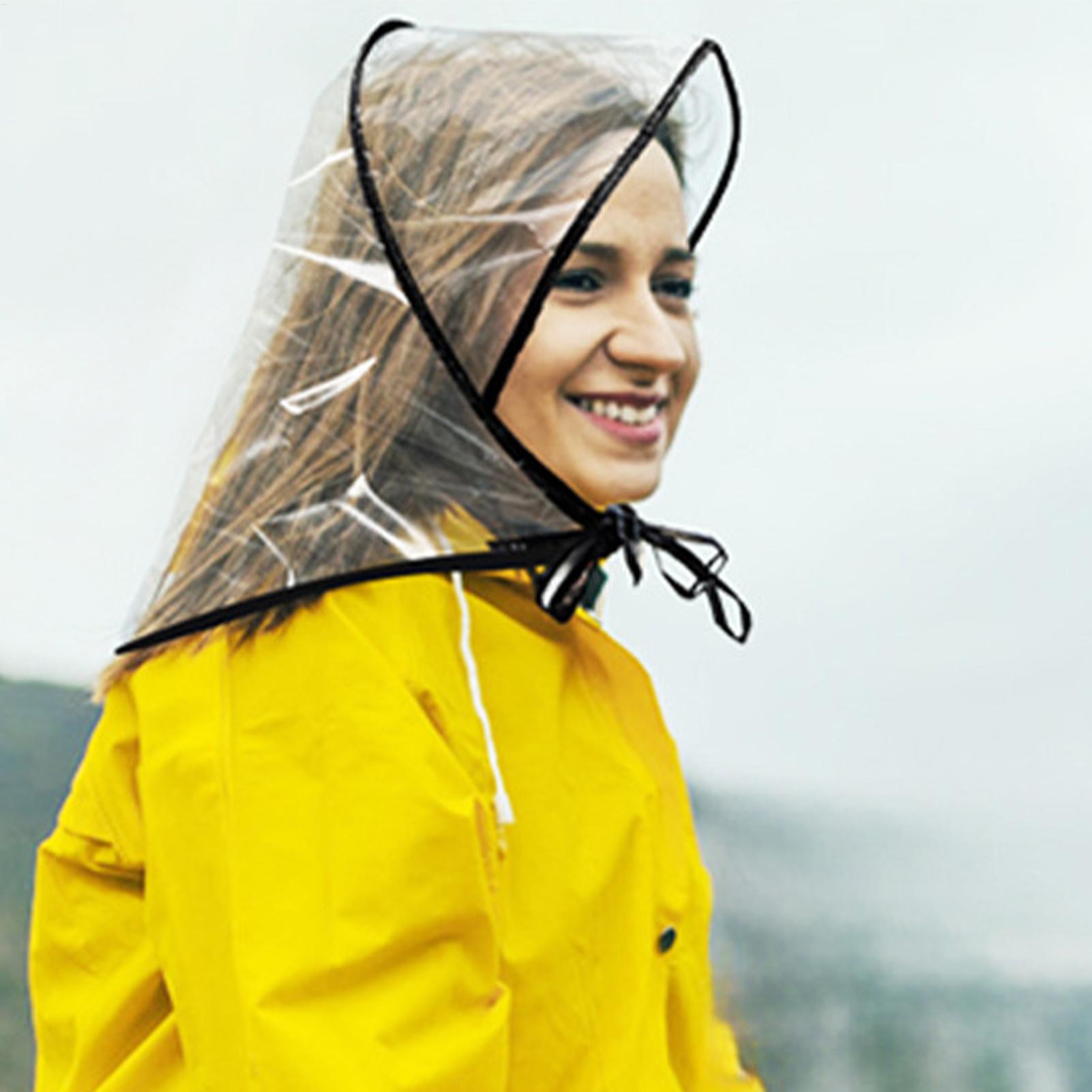 Reusable Transparent Rain Hat  - مراجعة Gardening Tools Store وسعره