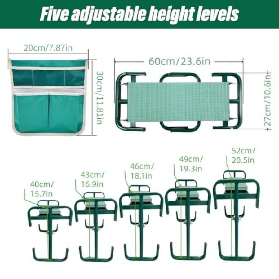 Garden kneeler and seat for ou - مراجعة Gardening Tools Uses وسعره