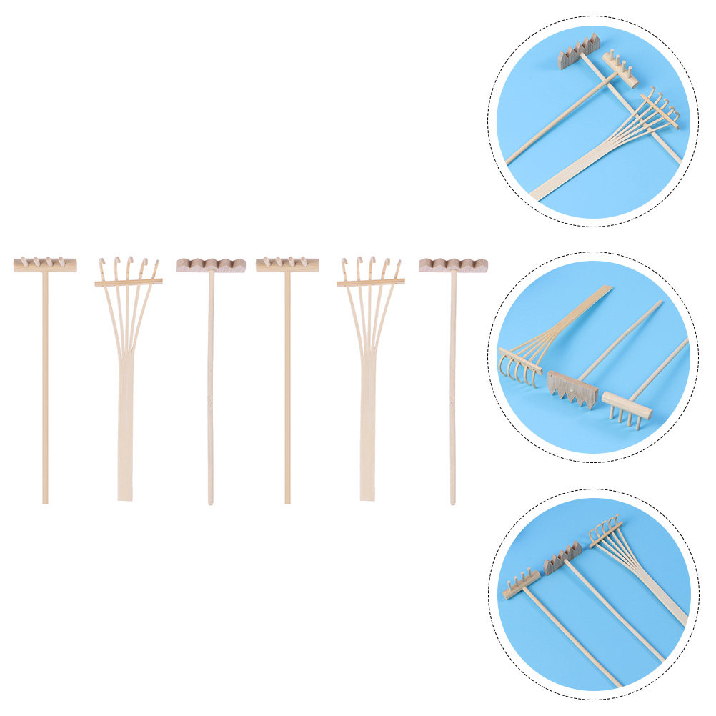 6Pcs Mini Zen Garden Rakes Bam - مراجعة Gardening Tools Set وسعره