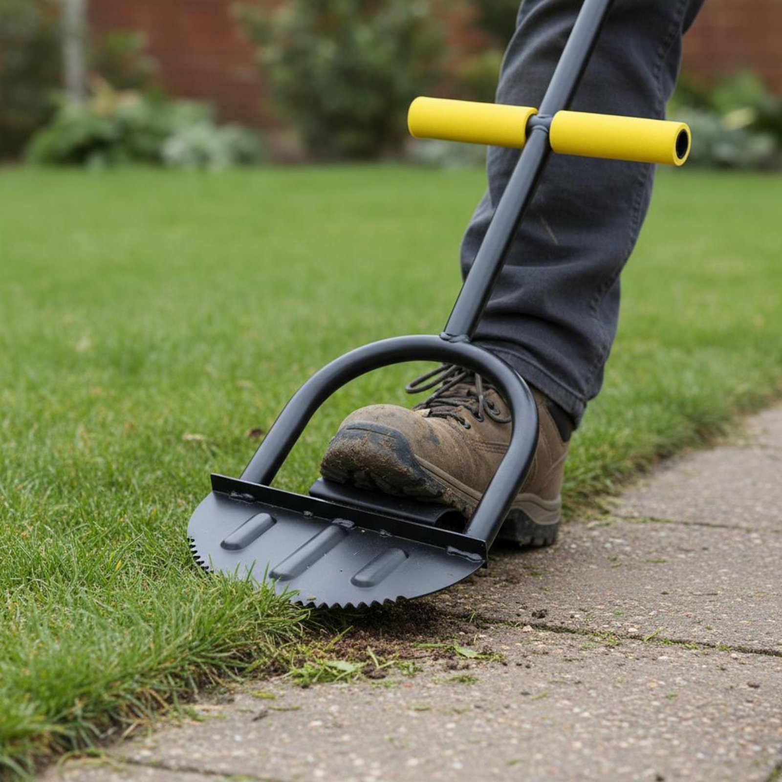 Half Moon Edger Wide Foot Peda - مراجعة Gardening Tools Uses وسعره