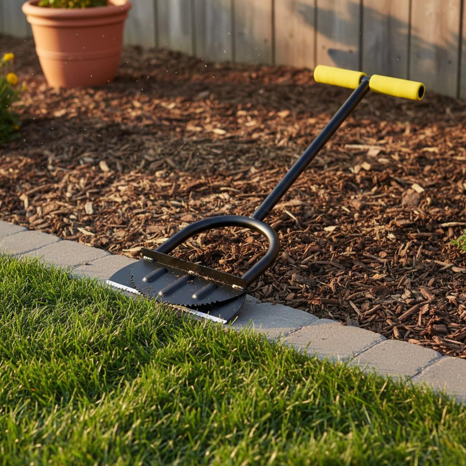 Half Moon Edger Wide Foot Peda - مراجعة Gardening Tools Uses وسعره