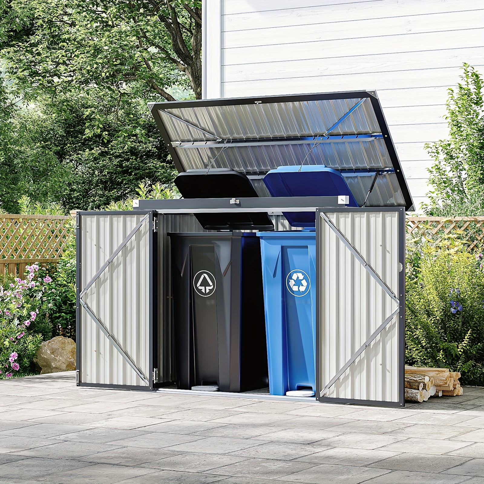 Nordivale Outdoor Trash Can St - مراجعة Gardening Tools Uses وسعره