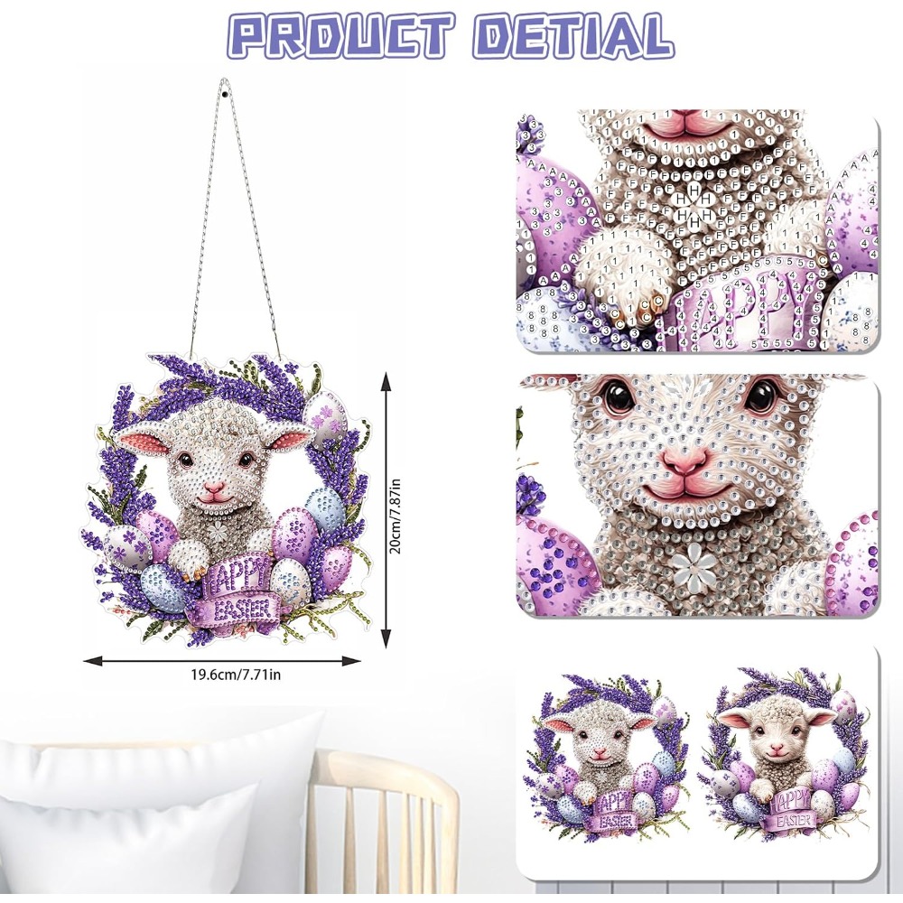 Easter DIY Diamond Painting Ki - مراجعة Gardening Tools Set وسعره