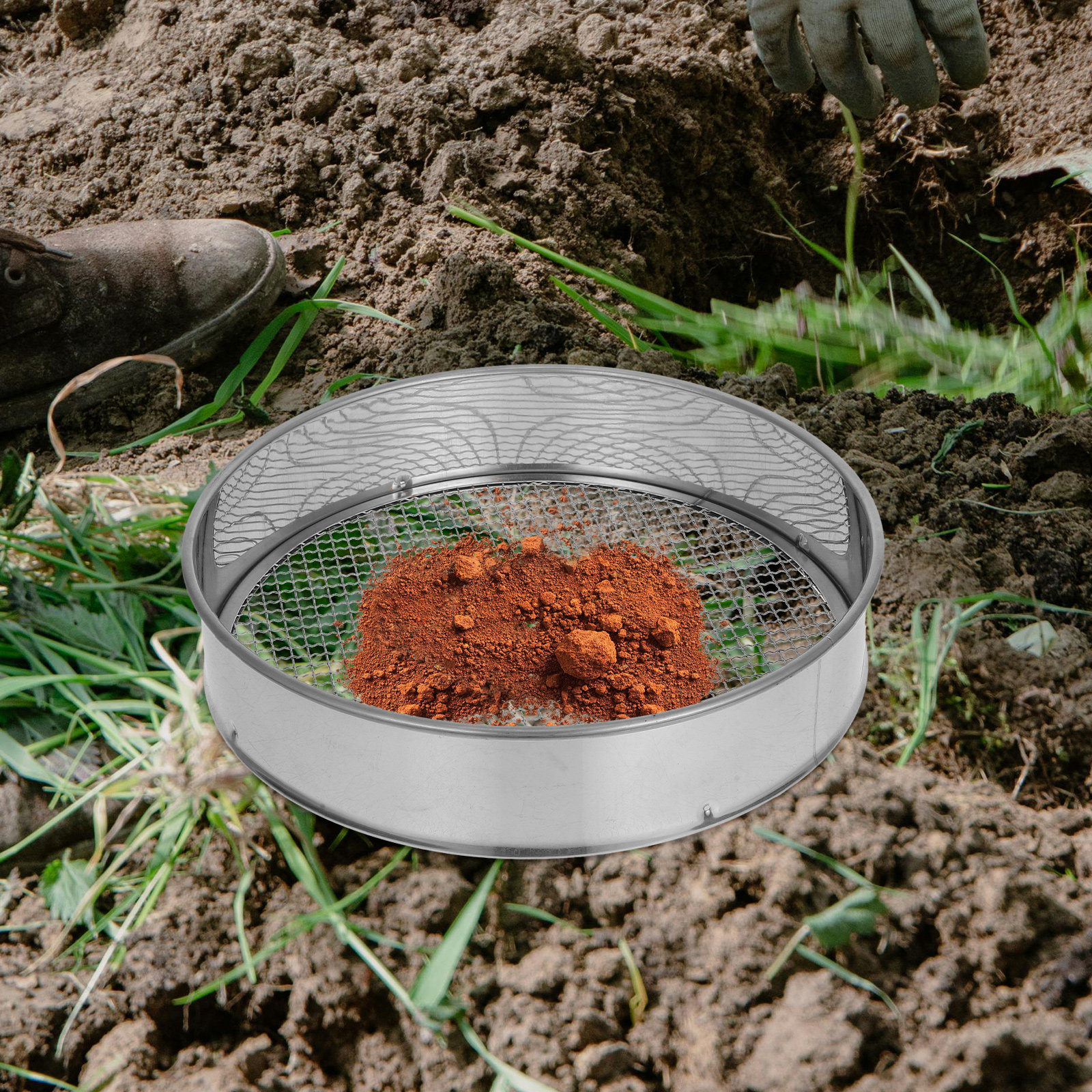 1Set Soil Sieve Set Stainless  - مراجعة Gardening Tools Set وسعره