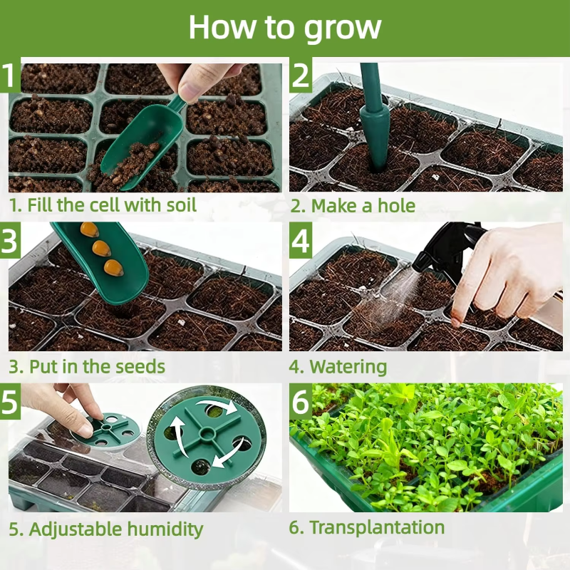 Seed Starter Tray Mini Greenho - مراجعة Propagation Tray Dome وسعره
