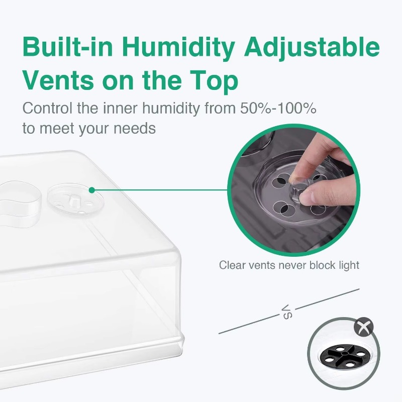 5-Inch plastic humidity dome f - مراجعة Propagation Tray Dome وسعره