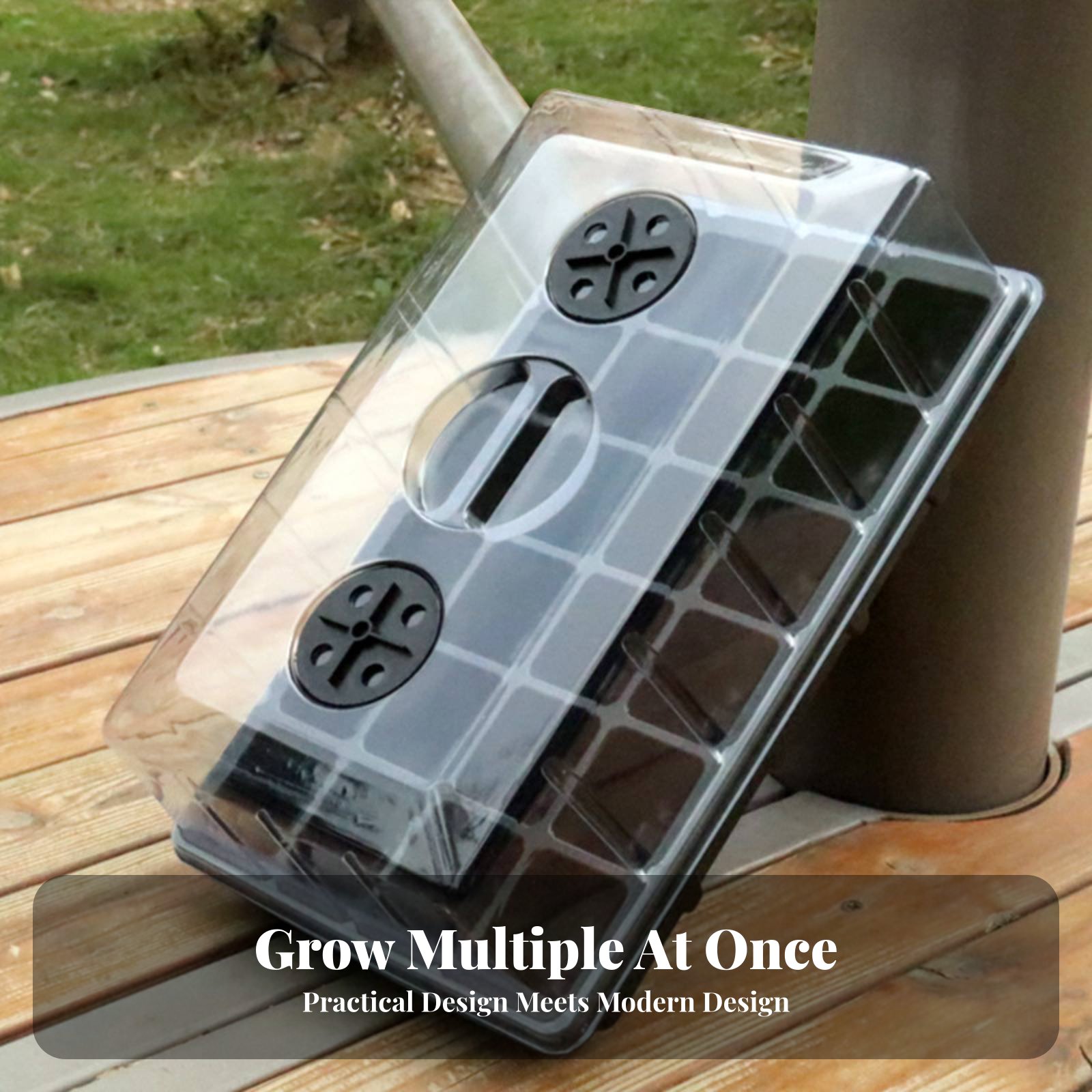 24 Compartment Nursery Tray Tr - مراجعة Propagation Tray Dome وسعره
