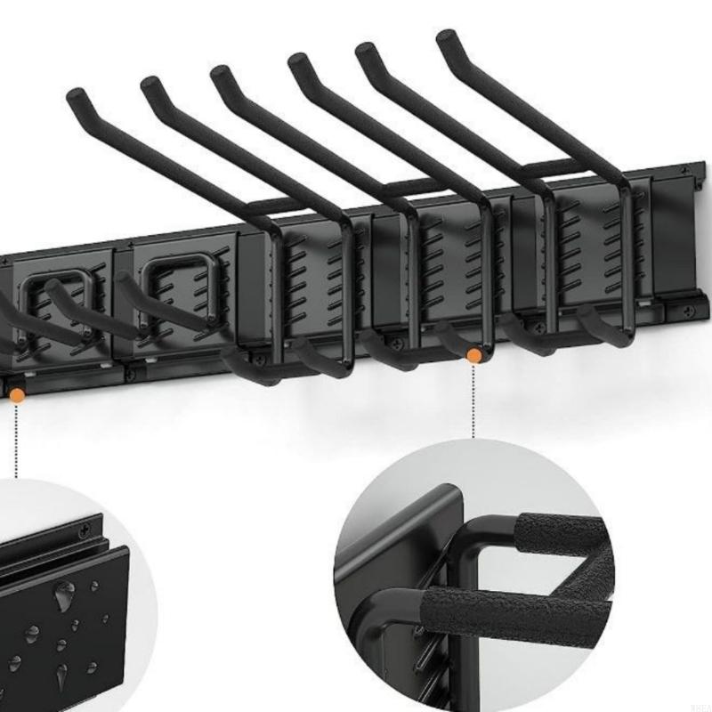 W8EA Metal Wall Rack Garage St - مراجعة Gardening Tools Description وسعره
