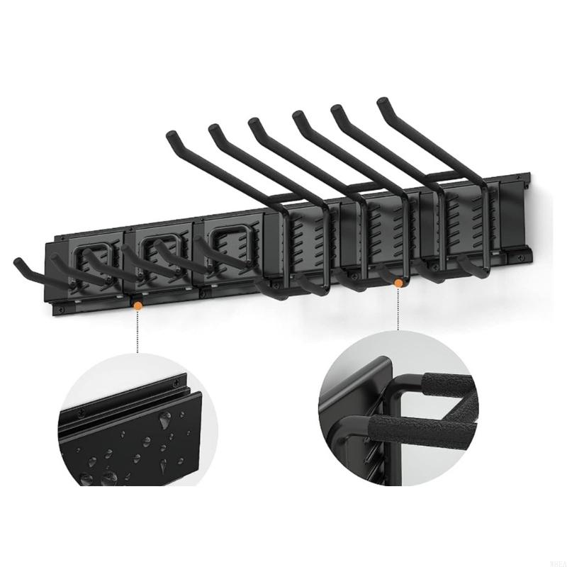 W8EA Metal Wall Rack Garage St - مراجعة Gardening Tools Description وسعره