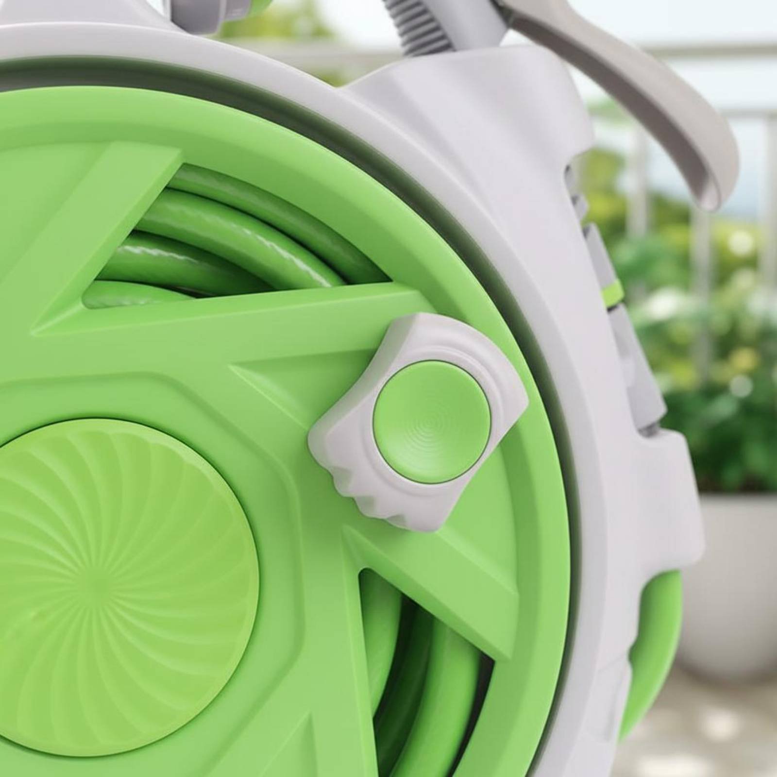 Hand-Carry Water Hose Reel sna - مراجعة Gardening Tools Set وسعره
