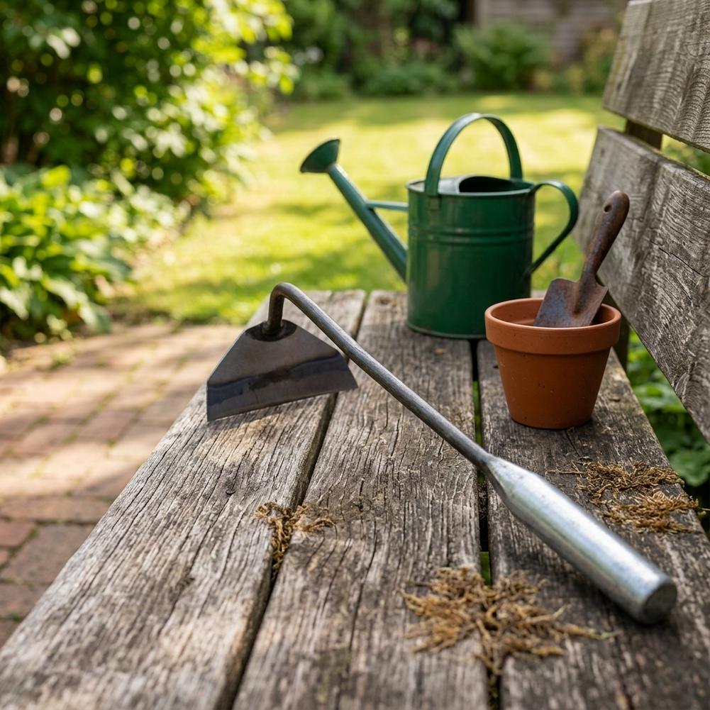 Crescent-shape Handheld Weedin - مراجعة Gardening Tools Hoe وسعره