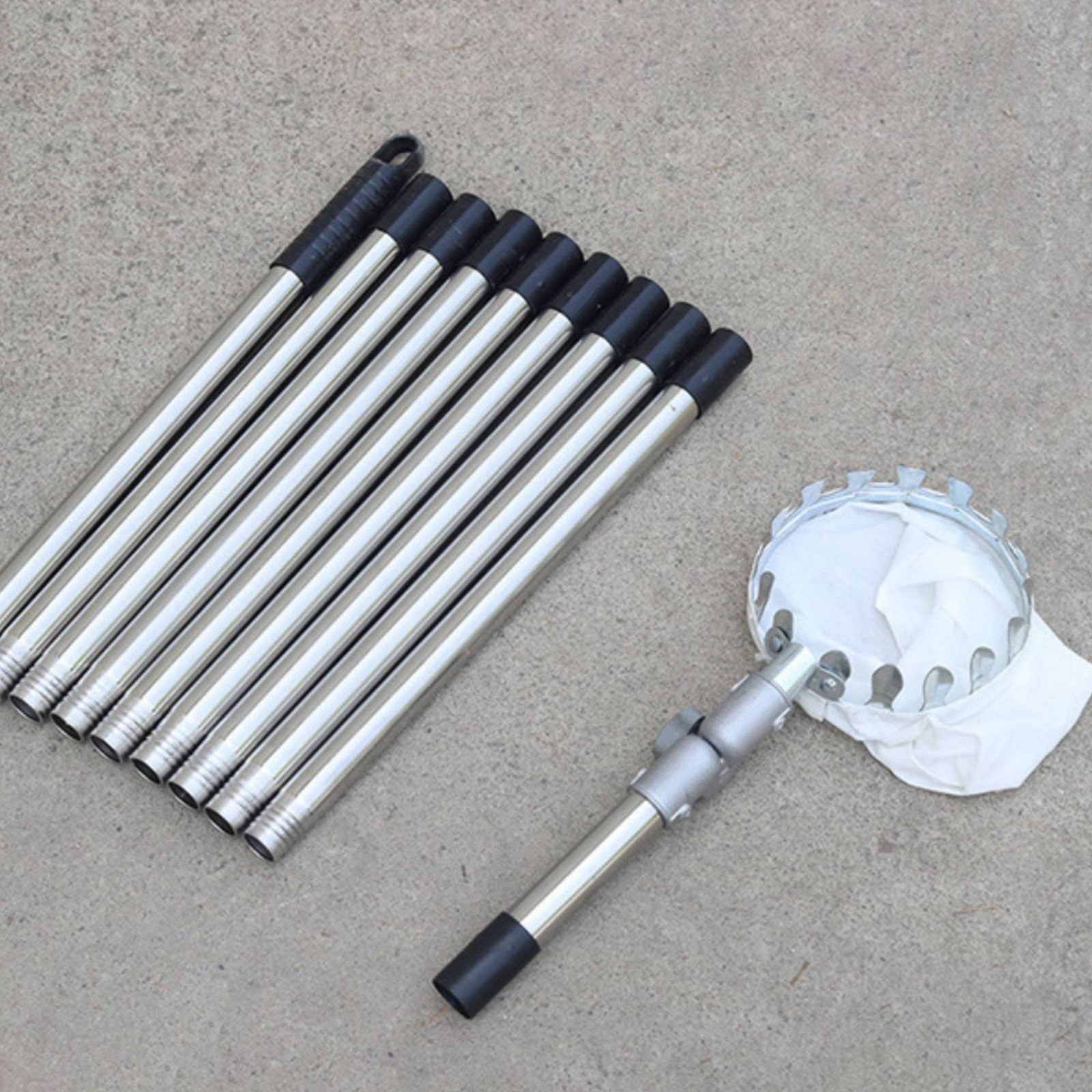 Fruit Picker with Net Bag Adju - مراجعة Gardening Tools Uses وسعره
