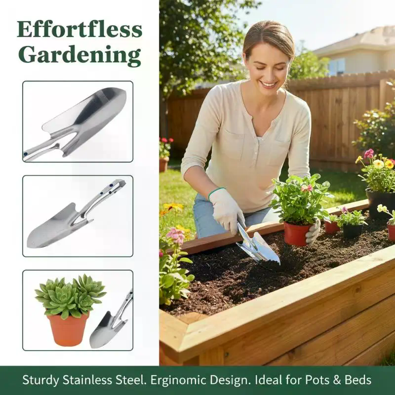 Stainless Steel Small Shovel P - مراجعة Gardening Tools Hoe وسعره