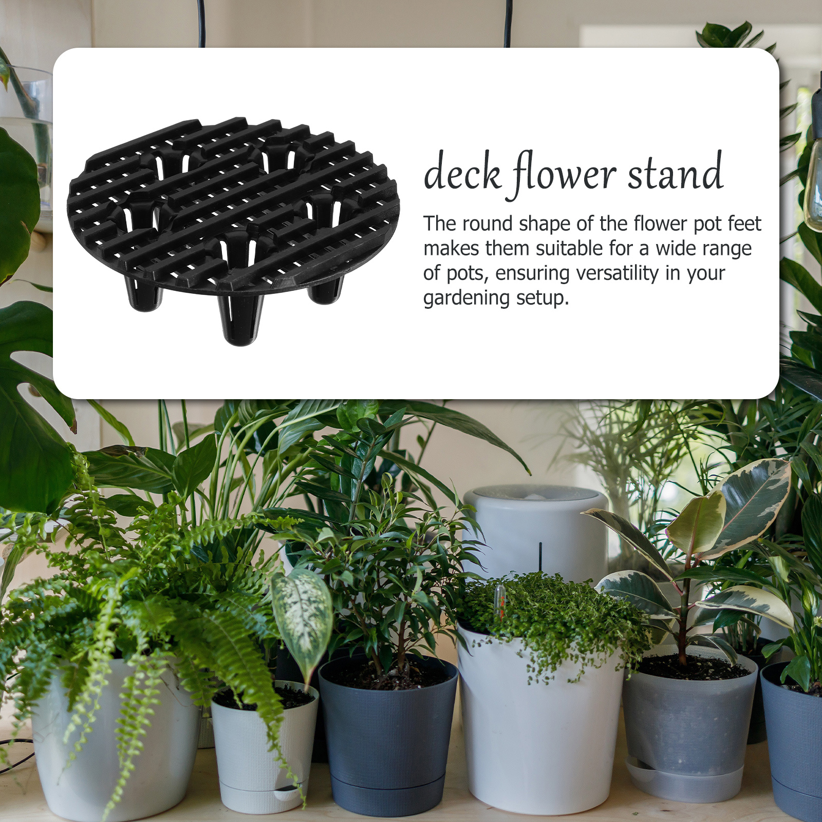 Patio Flower Pot Stand 10pcs H - مراجعة Gardening Tools Heavy Duty وسعره