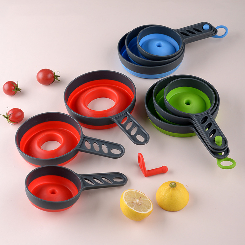3Pcs/Set Kitchen Funnel 3Size  - مراجعة Fertilizer Dispenser وسعره