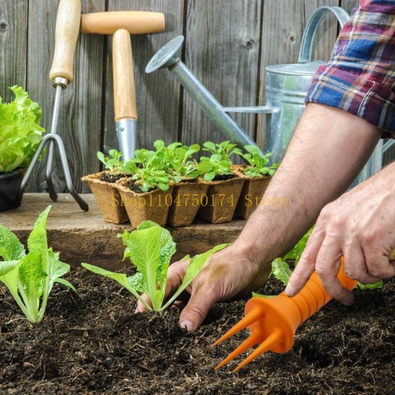 Soil Tiller Weeding Tool Manua - مراجعة Gardening Tools Description وسعره