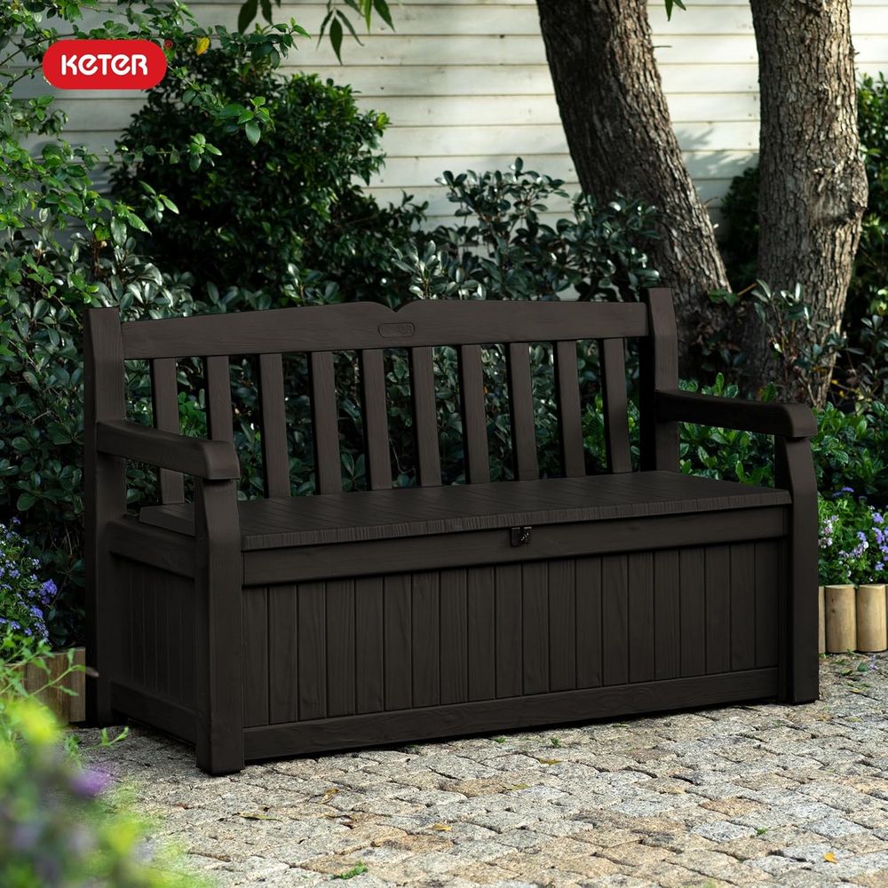 70 Gallon Storage Bench for De - مراجعة Gardening Tools Store وسعره