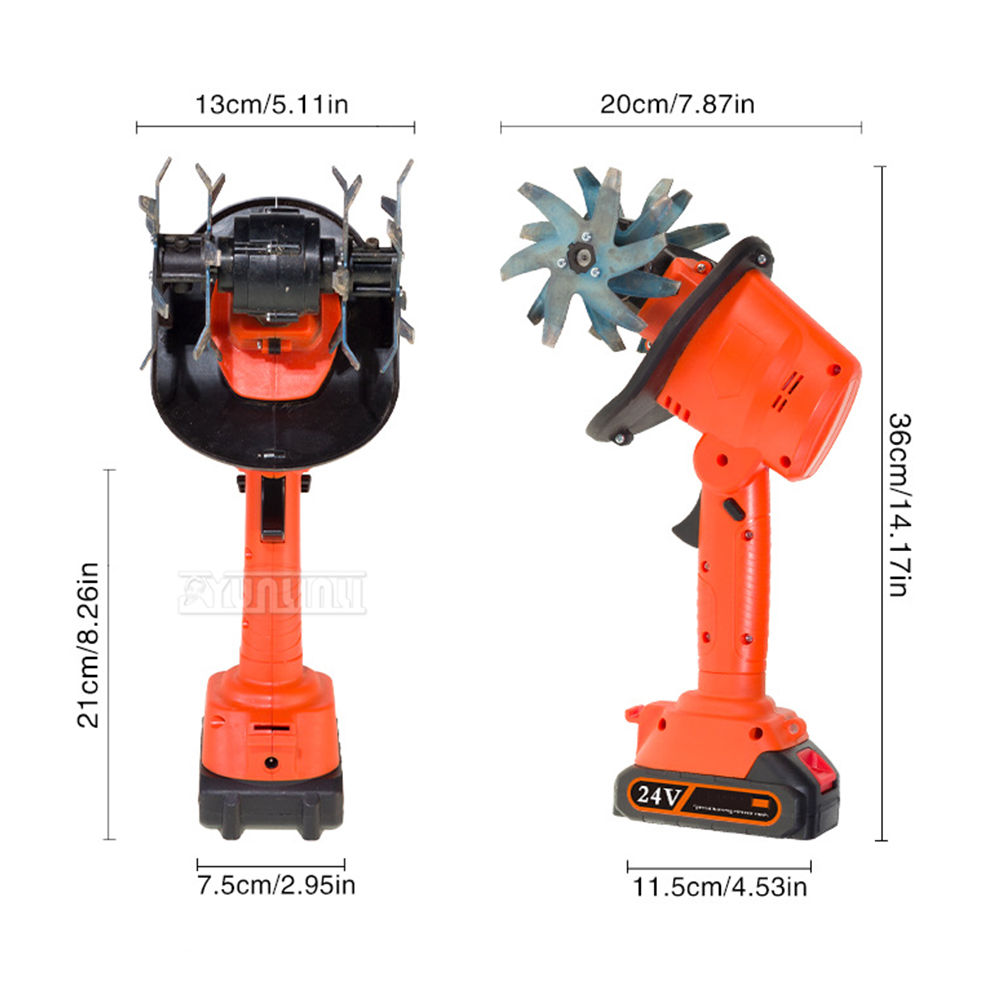 Lithium Ion Micro Tiller Elect - مراجعة Gardening Tools Hoe وسعره